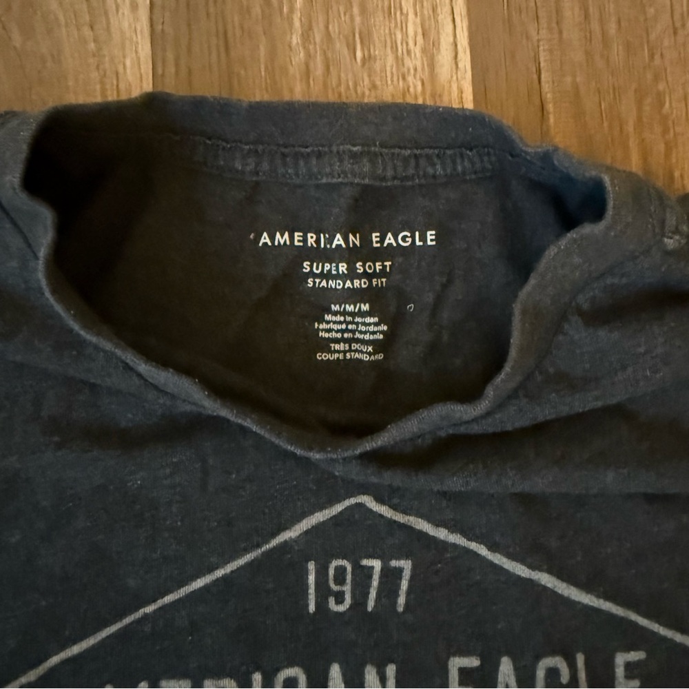 American Eagle Outfitters Dark Gray Graphic Tee - Picture 5 of 5